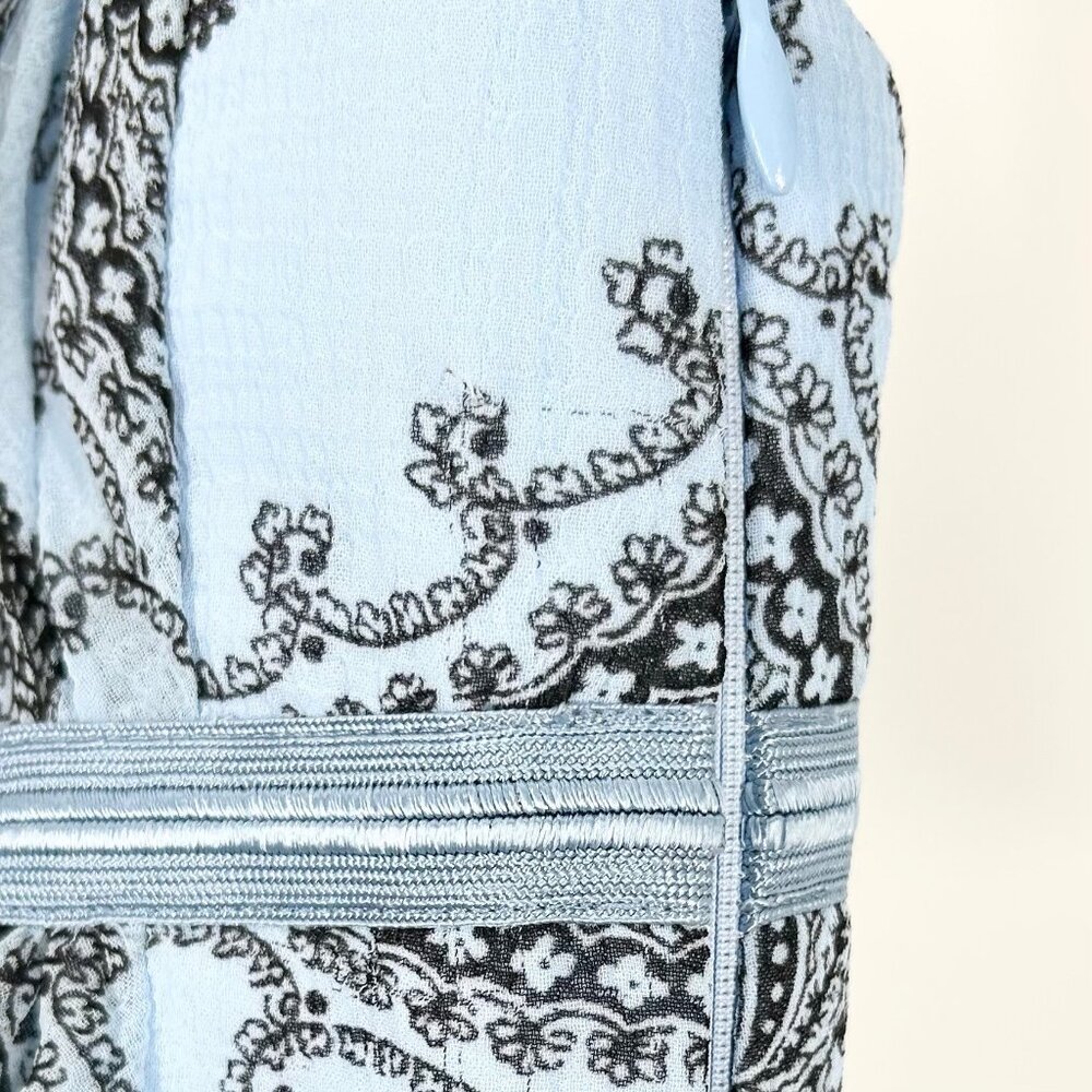 NWT Sandro Beathe Paisley Printed Pleated Midi Dress Size 36 - Picture 15 of 15